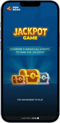 Fish Road Game Jackpot-Bonus mit Mini-, Major- und Mega-Truhen