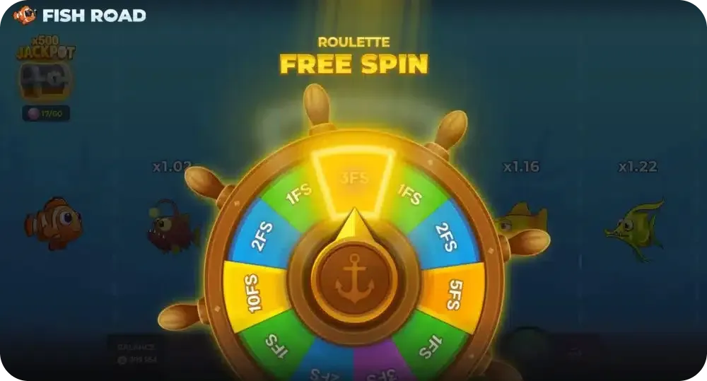 Fish Road Freispiele Roulette mit Free-Spin-Bonus im Crash-Spiel
